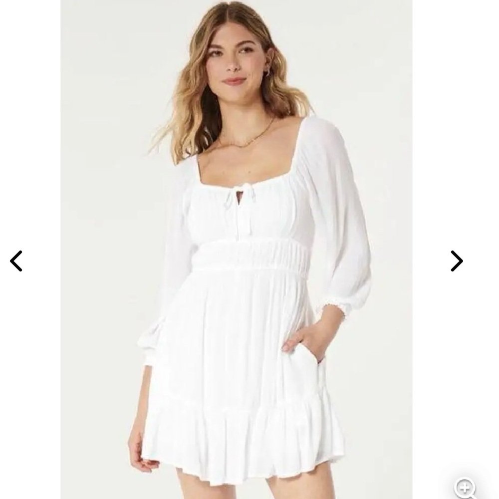 NWOT Hollister White Skort Dress